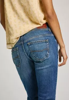 Джинсы облегающего кроя SLIM FIT Pepe Jeans, синий деним