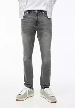 Джинсы облегающего кроя SLIM FIT PULL&BEAR, серый