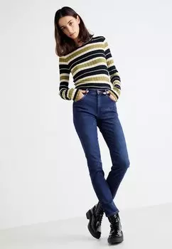 Джинсы облегающего кроя SLIM Wrangler, темно-синий деним