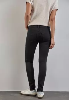 Джинсы облегающего кроя Street One, черный