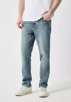 Джинсы облегающего кроя Street One MEN, металлик зеленый