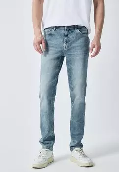 Джинсы облегающего кроя Street One MEN, металлик зеленый