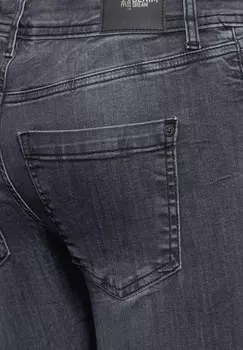 Джинсы облегающего кроя Street One, сине-серый