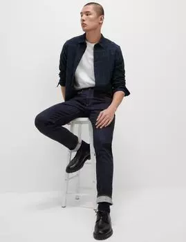 Джинсы облегающего кроя стретч Marks & Spencer, темный индиго