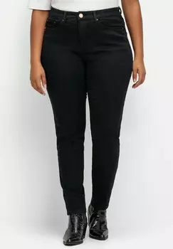 Джинсы облегающего кроя STRETCH Sheego, черный деним