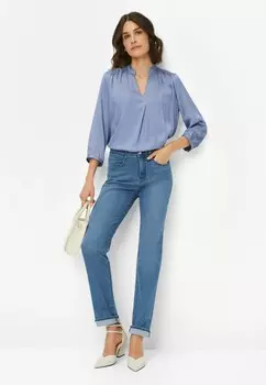 Джинсы облегающего кроя STYLE CAROLA BRAX, светло-голубой деним