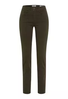 Джинсы облегающего кроя STYLE MARY BRAX, хаки