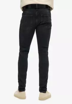 Джинсы облегающего кроя Superdry, черный