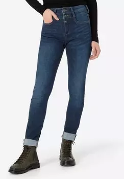 Джинсы облегающего кроя TIMEZONE, синий