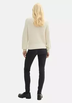 Джинсы облегающего кроя TOM TAILOR DENIM, черный деним
