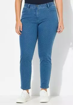 Джинсы облегающего кроя Ulla Popken, деним