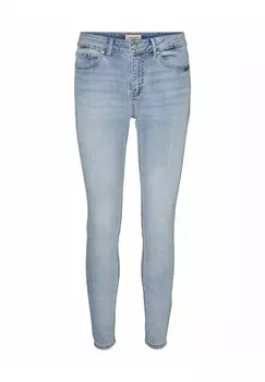 Джинсы облегающего кроя Vero Moda, светло-голубой деним