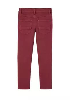 Джинсы облегающего кроя Vertbaudet, красный