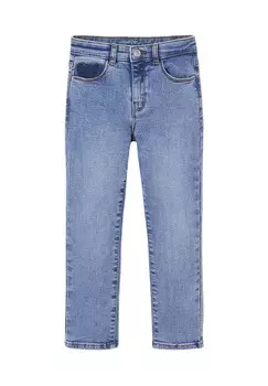 Джинсы облегающего кроя Vertbaudet, синий