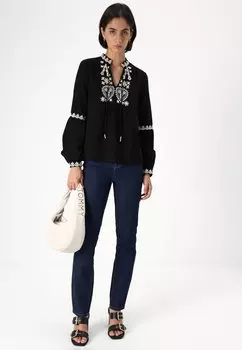 Джинсы облегающего кроя VMBRENDA MOM Vero Moda Tall, темно-синий