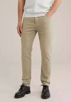 Джинсы облегающего кроя WE Fashion, светло-коричневый