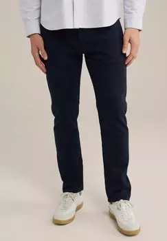 Джинсы облегающего кроя WE Fashion, темно-синий