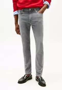 Джинсы облегающего кроя WHISKERED Tommy Hilfiger, серый
