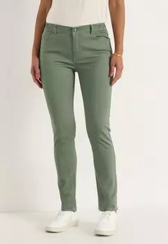 Джинсы облегающего кроя WITH ELASTICIZED WAIST Cellbes of Sweden, хаки