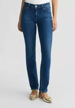 Джинсы облегающего кроя WITH GEMSTONES LIU JO, цвет Blue Denim