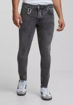 Джинсы облегающие 2Y Studios, антрацит