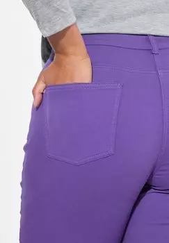 Джинсы облегающие Angel of Style, фиолетовый