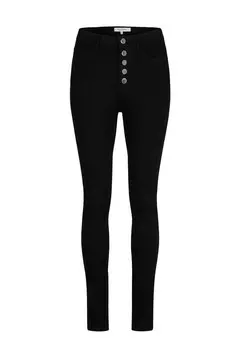 Джинсы облегающие BUTTONED Morgan, черный