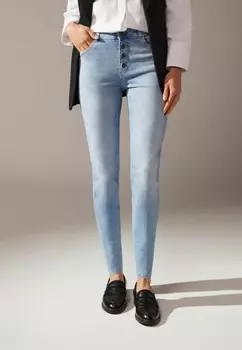 Джинсы облегающие Calzedonia, светло-голубой