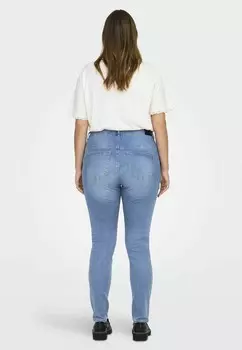 Джинсы облегающие CARFOREVER HOHE TAILLE ONLY Carmakoma, светло-голубой деним