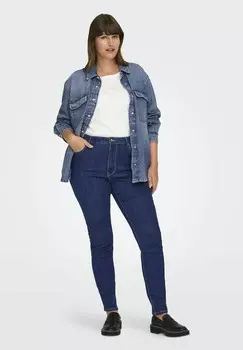 Джинсы облегающие CARROSE ONLY Carmakoma, синий деним