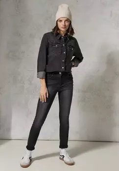 Джинсы облегающие Cecil, серый деним