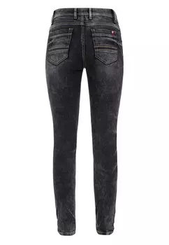 Джинсы облегающие Cipo & Baxx, антрацит