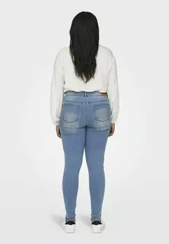 Джинсы облегающие CURVE ONLY Carmakoma, светло-голубой деним