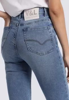 Джинсы облегающие HIGHWAIST VICTORIO&LUCCHINO, синий