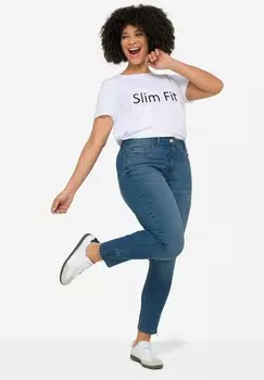 Джинсы облегающие IRMA STRETCHKOMFORT 5-POCKET Angel of Style, синий деним