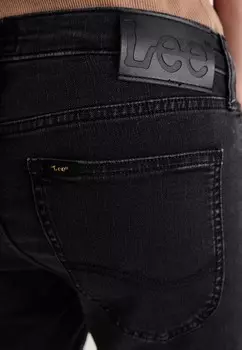 Джинсы облегающие MALONE Lee, черный деним