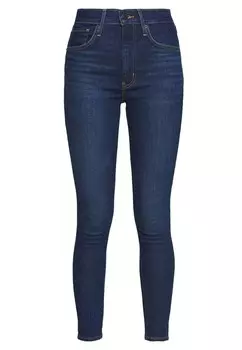 Джинсы облегающие MILE HIGH SUPER SKINNY Levi's®, темно-синий деним