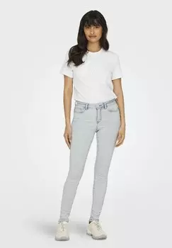 Джинсы облегающие MITTLERE TAILLE ONLY, светло-голубой