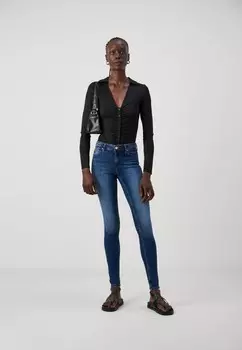 Джинсы облегающие ONLKENDELL LIFE ANKLE ONLY Tall, темно-синий деним