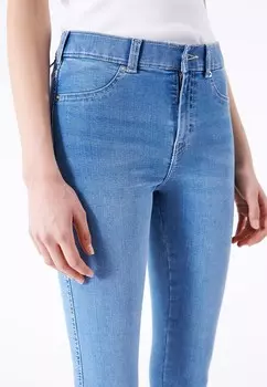 Джинсы облегающие PLENTY Dr.Denim, светло-голубой деним