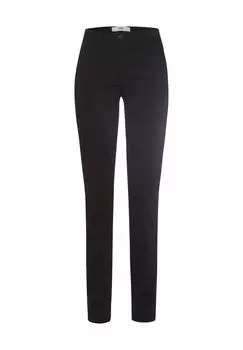 Джинсы, облегающие, поношенные, женские BRAX, цвет Clean Black