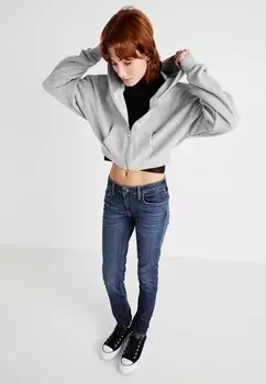 Джинсы облегающие SCARLETT Lee, темно-синий деним