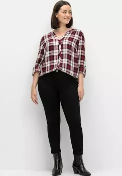 Джинсы облегающие Sheego, черный