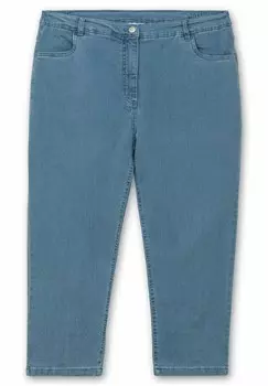 Джинсы облегающие Sheego, синий деним