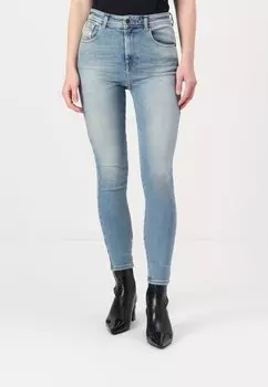 Джинсы облегающие SLANDY HIGH Diesel, синий деним