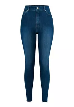 Джинсы облегающие SLIM HIGH RISE POWER SHAPING DENIM ITEM m6, синий