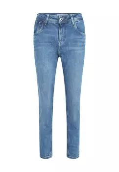 Джинсы, облегающие, со средней талией, женские Pepe Jeans, деним