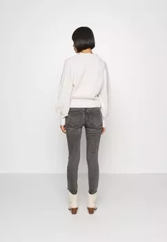 Джинсы облегающие VMFLASH Vero Moda Petite, серый деним