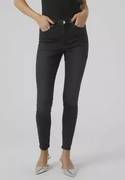 Джинсы облегающие VMSOPHIA HR RA120 NOOS Vero Moda, черный деним