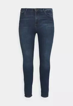 Джинсы облегающие VMSOPHIA Vero Moda Curve, синий деним